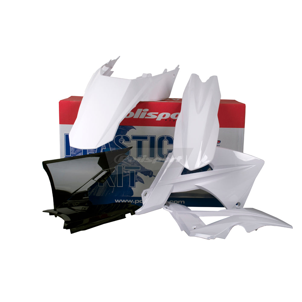 Polisport Plastics Box Kit For Gas Gas EC-E 200 White-Black-White 2011